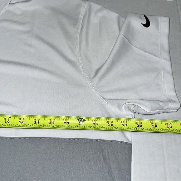Nike Golf Polo Shirt Men’s XXL White Gray Colorblock Dri-FIT Performance Top NWT - Picture 7 of 11
